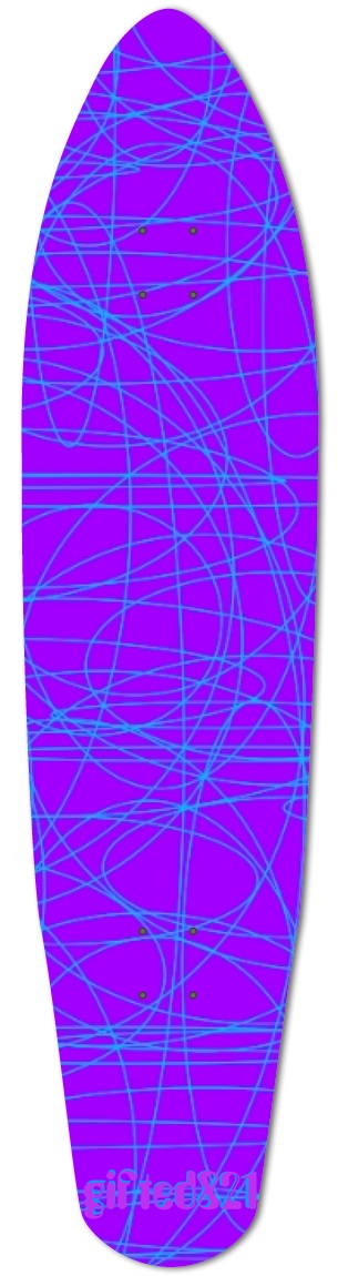bluNpurp Longboard