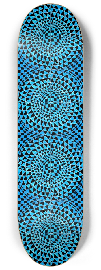 Blue Lace Agate 8-1/4 Skateboard Deck