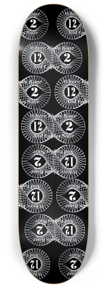12n2 Designs 8-1/4 Skateboard Deck