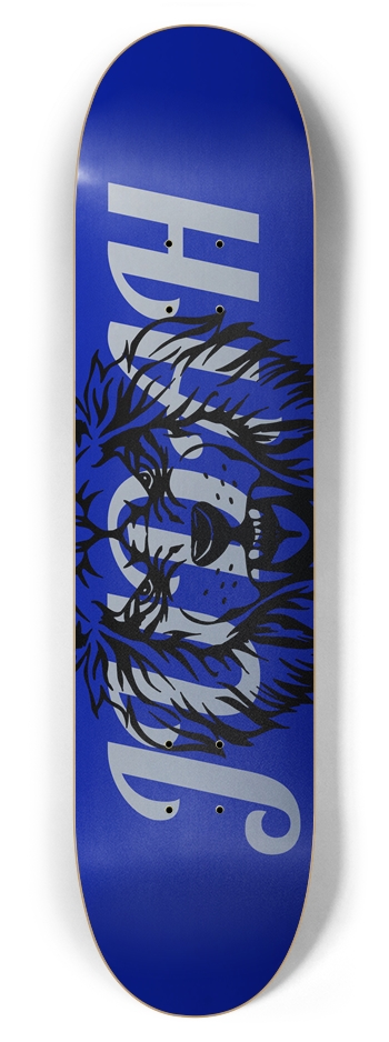 Royal Blue 7-7/8 Skateboard Deck