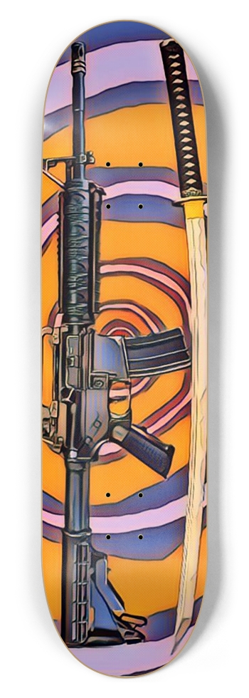 M4 Katana 8-1/2 Skateboard Deck