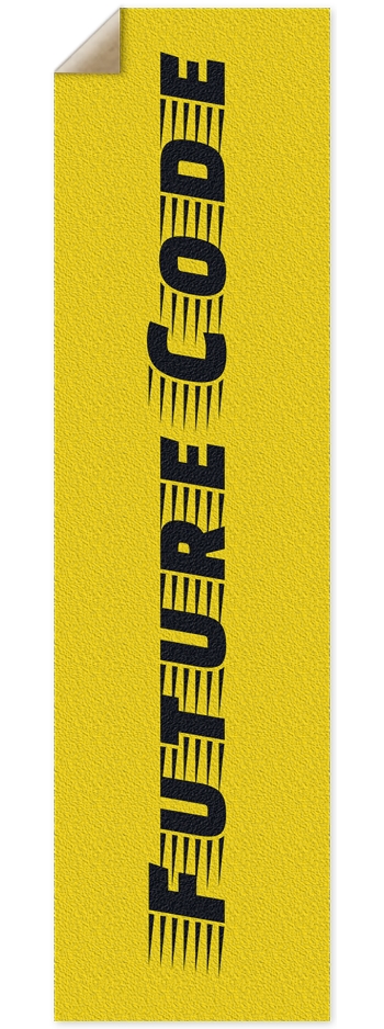 Future Code Griptape 9” x 33” 9 x 33 Inch Griptape
