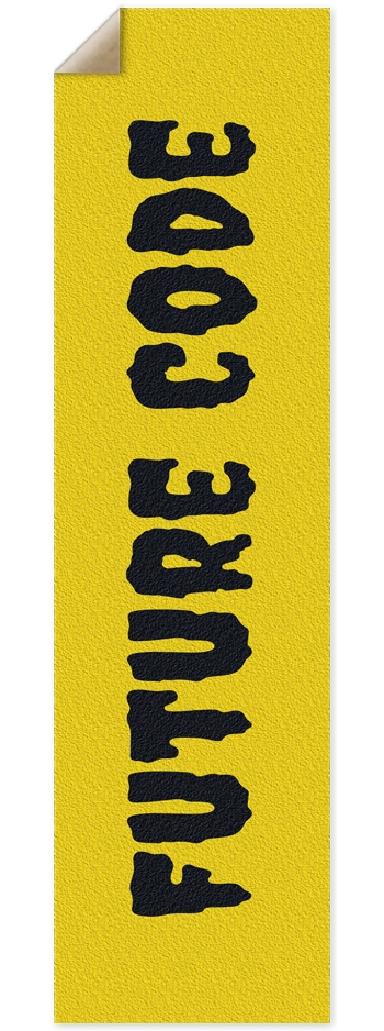Future Code Griptape 9” x 33” 9 x 33 Inch Griptape