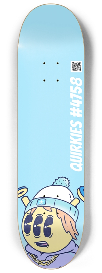 Quirkies 4758 8-1/4 Skateboard Deck