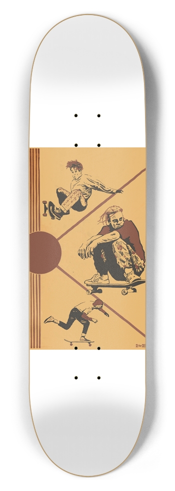 Pee Chee 8-1/2 Skateboard Deck