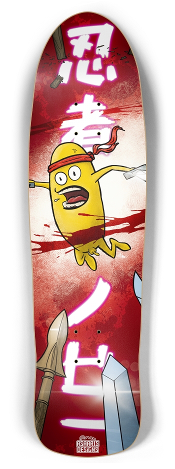 Ninja Bean Rocket Retro Rocket