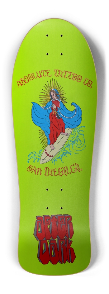 Absolute Tattoo Lime Green Old School 1.1 Old School Shape