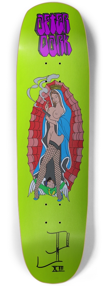 Mary Is A Badass Lime Green Square Nose Square Nose