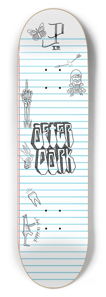 Sketch Art 8.5 8-1/2 Skateboard Deck