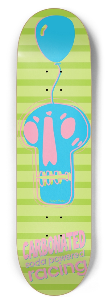 Poser Skull 8-3/4 Inch Skateboard