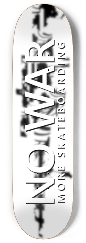 No Fucking War and more skateboarding deck 9 9 Inch Skateboard