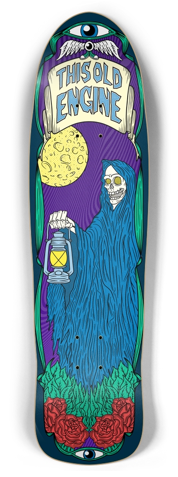 Sorcerer Skeleton (Retro Shape) Retro Rocket