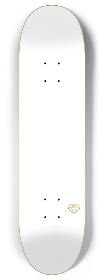 #FFFFFF / 8'' 8 Inch Skateboard Deck