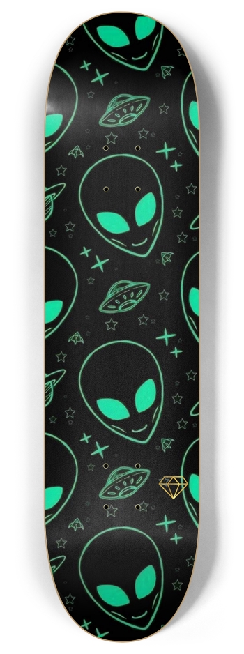 Alien / 8'' 8 Inch Skateboard Deck