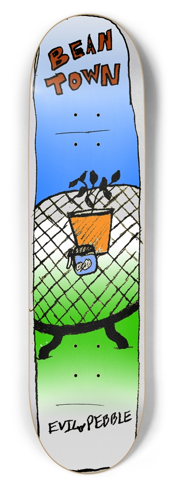 BeanTownDeckColored 8-1/2 Skateboard Deck