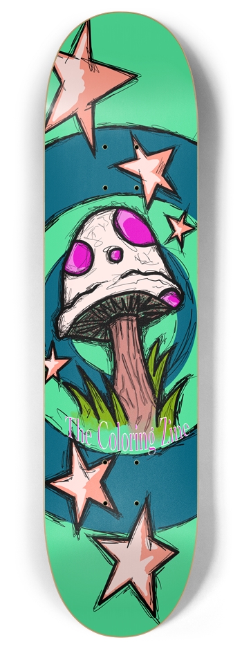 Shroomer 8 Inch Skateboard Deck