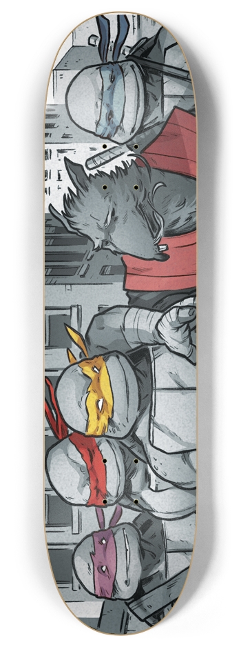TMNT FAMILY - MIRAGE 8 Inch Skateboard Deck
