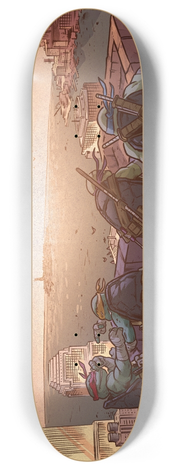 NYC SUNRISE 8 Inch Skateboard Deck