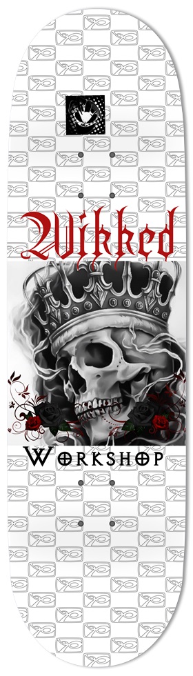 Skull King 9 Inch Skateboard