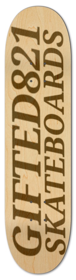 Gifted821 skateboards (Woodgrain?)