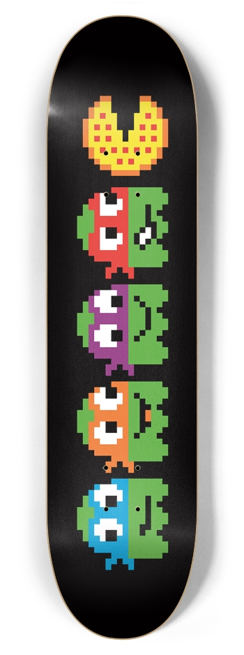 Mutant Ninja Ghosts 7-7/8 7-7/8 Skateboard Deck