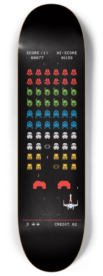 Imperial Invaders 8-1/4 8-1/4 Skateboard Deck