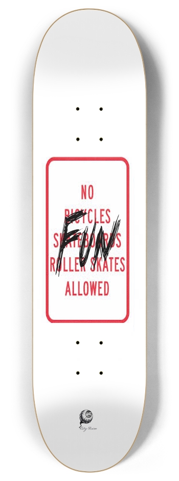 What Sign? Deck 8 Inch Skateboard Deck