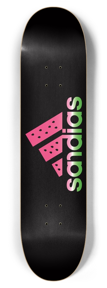 Sandias Melon 7-7/8 7-7/8 Skateboard Deck