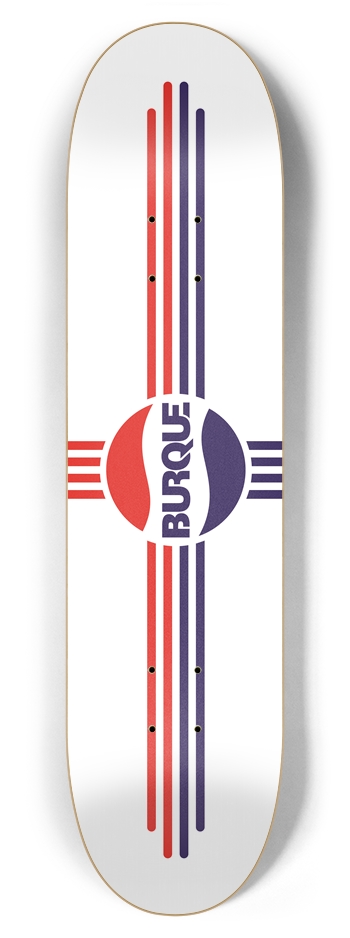 Burque Cola 7-7/8 7-7/8 Skateboard Deck