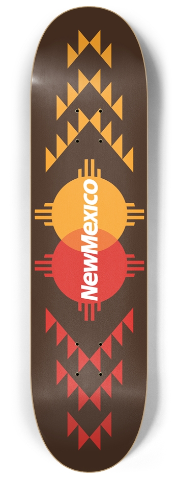 Double Zia 8-1/4 8-1/4 Skateboard Deck