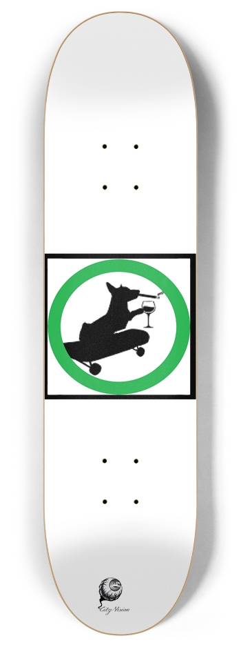 Cool Dog 8 Inch Skateboard Deck