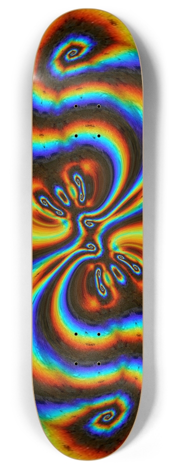 Rainbow Vortex 8 Inch Skateboard Deck
