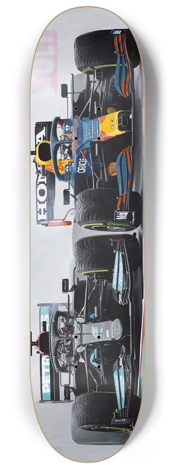 Max vs Lewis Imola 2021 8-1/4" 8-1/4 Skateboard Deck