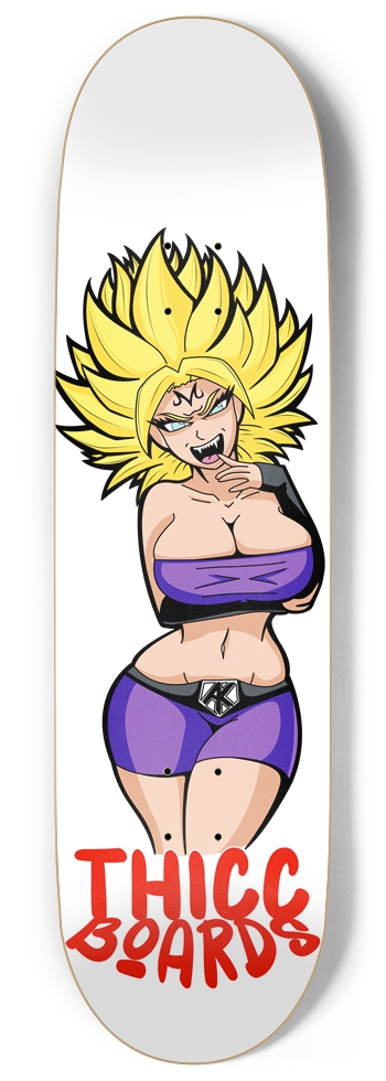 Majin Caulifla - 9" 9 Inch Skateboard