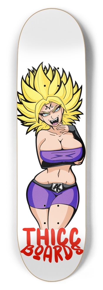 Majin Caulifla - 8.5" 8-1/2 Skateboard Deck