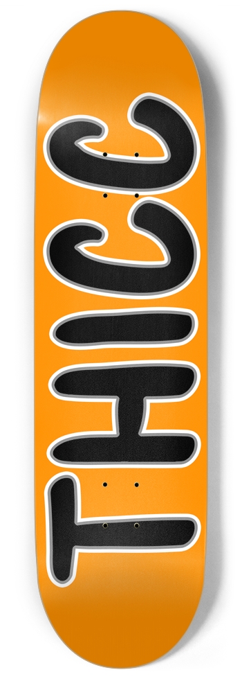 Thicc Orange - 9" 9 Inch Skateboard
