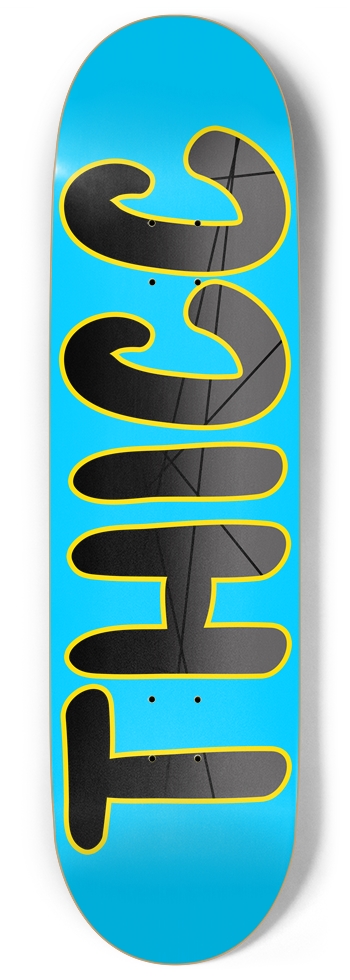 Thicc teal - 9" 9 Inch Skateboard