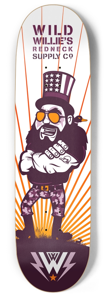 parody_willie.900 9 Inch Skateboard