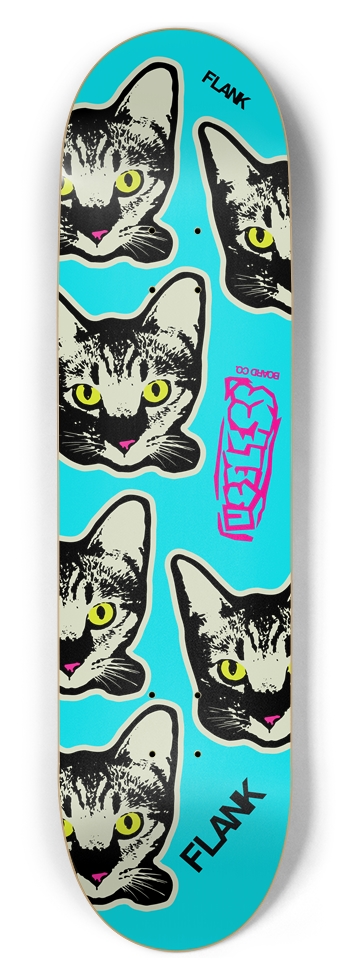 Flank / Blue / 8.5 8-1/2 Skateboard Deck