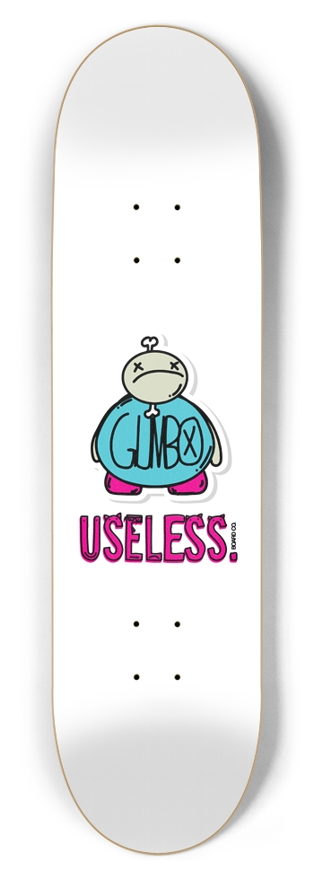 Gumbo / White / 8.5 8-1/2 Skateboard Deck