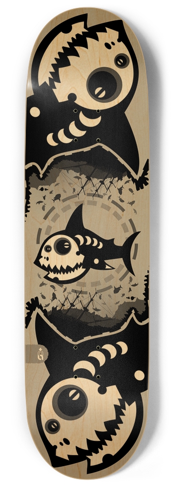 skz_shark.900 9 Inch Skateboard