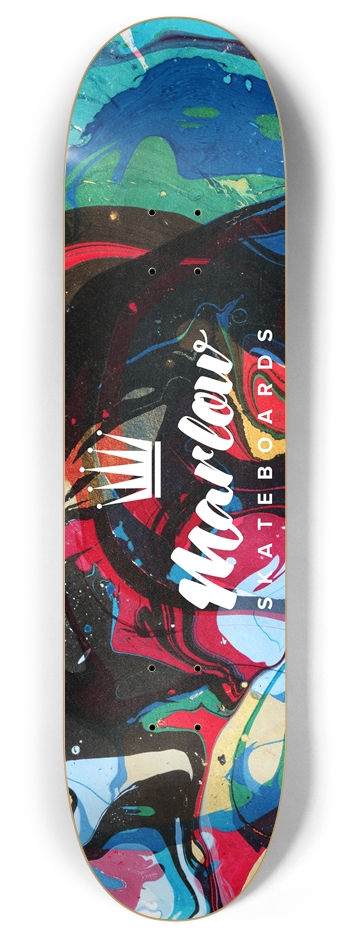 Abstract 8" Deck 8 Inch Skateboard Deck