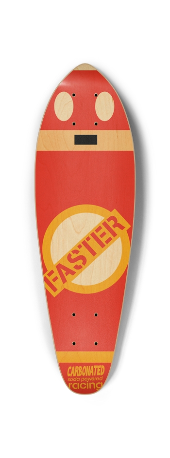 Red Natural Faster Mini Cruiser