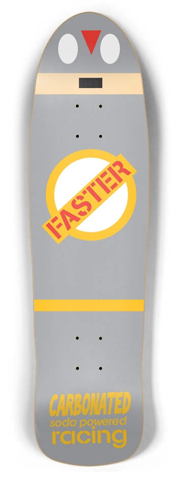 Silver Faster Retro Rocket Retro Rocket