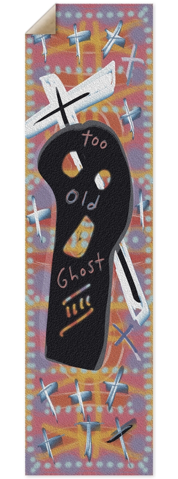 Too Old Ghost Griptape 9 x 33 Inch Griptape