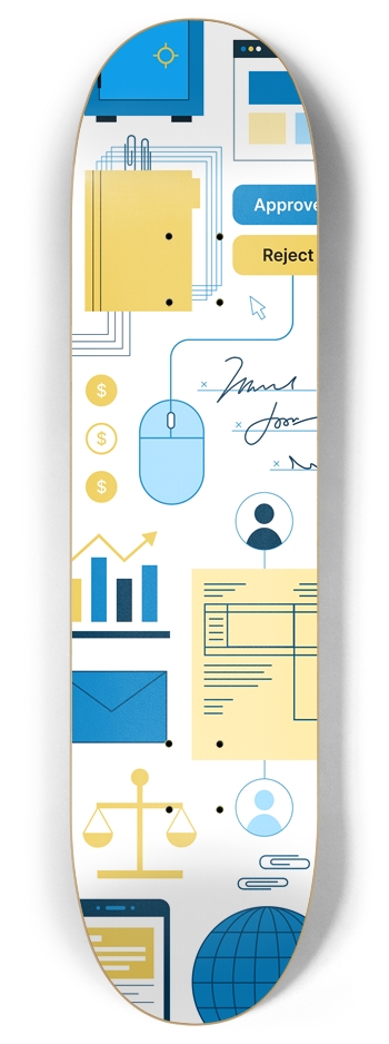 Tax Pro Account 8 Inch Skateboard Deck