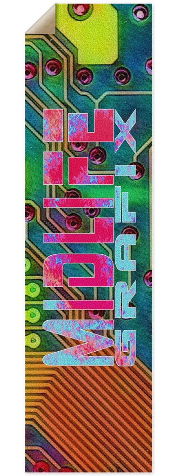 Midlife Grafix Tronic Grip Tape 9 x 33 Inch Griptape