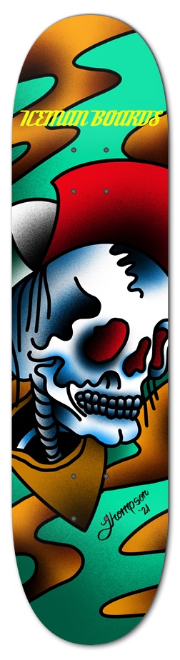 Skully 7-3/4 Skateboard Deck
