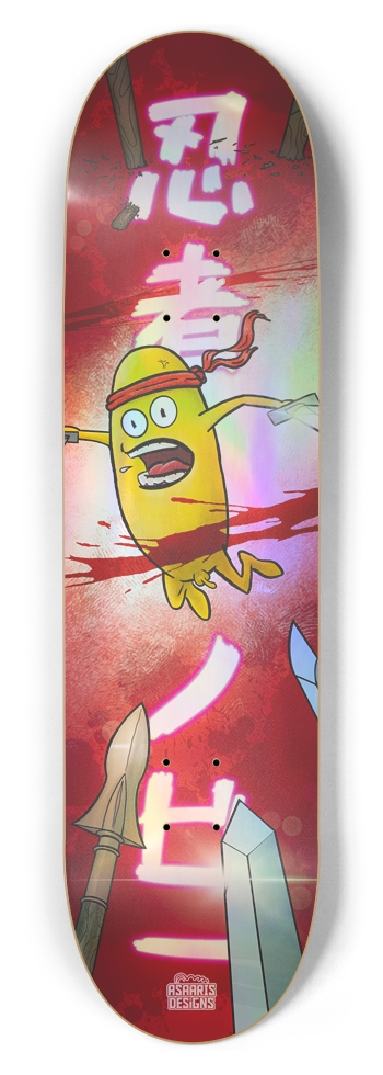 Ninja Bean Holographic 8-1/2 Skateboard Deck