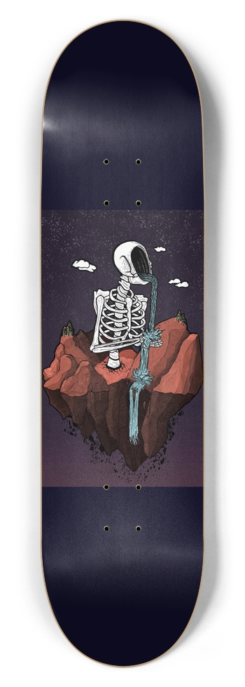 Ghosting 8-1/2 Skateboard Deck